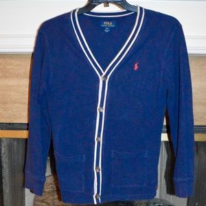 Boys Polo Ralph Lauren Cotton Cardigan S- L 14-16